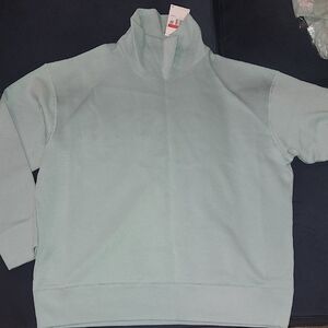 Nike Mint Green High Neck Sweatshirt